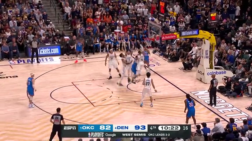 這里不是OKC！亞歷山大上籃，威少積極補防送出殘暴大帽！