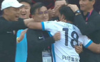 劉浪舟西岸首秀進球，漸入佳境，自勉之。