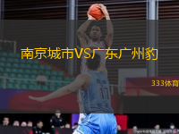南京城市VS廣東廣州豹